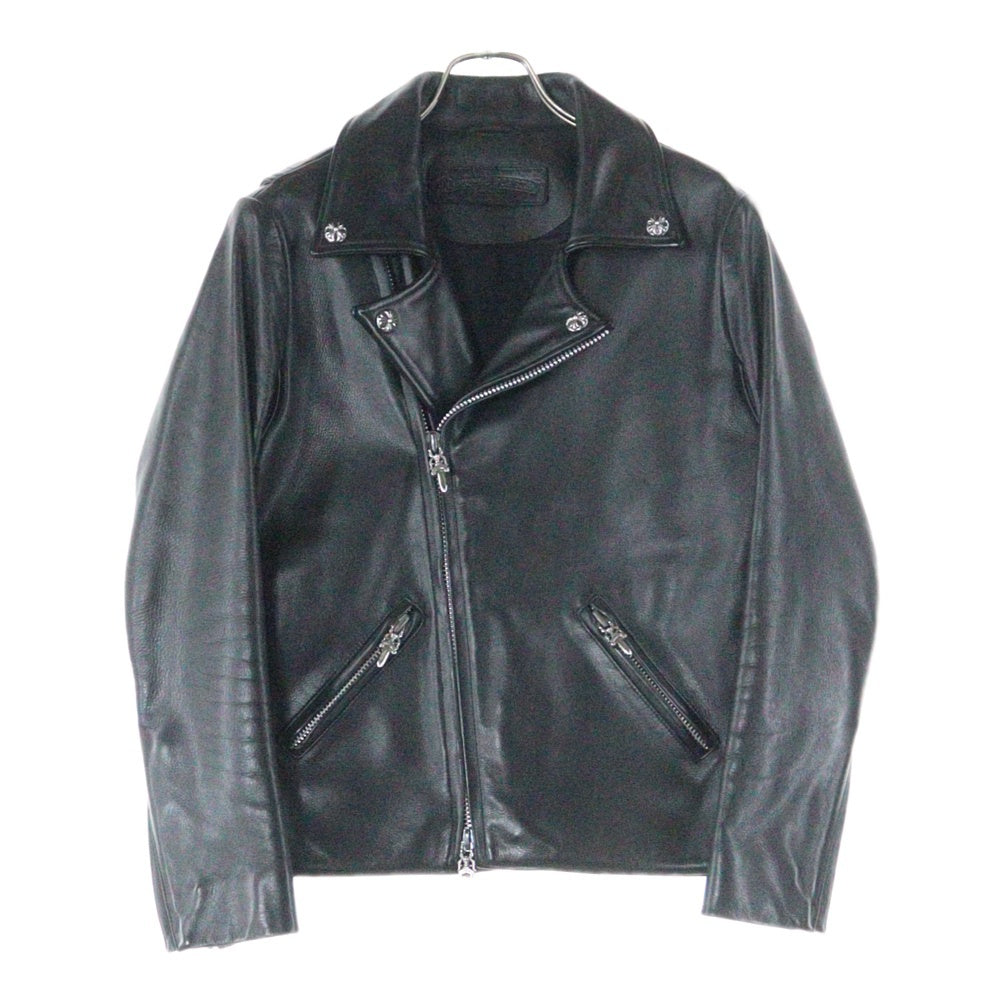CHROME HEARTS(クロムハーツ) BASIC MOTO ベーシックモト ダガージップライダースレザージャケット ライダースジャケット ブラック
