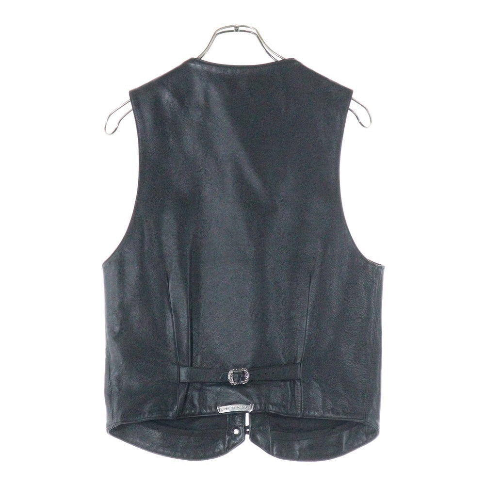 CHROME HEARTS(クロムハーツ) 8B L LNG BCK 8クロスボール クロスボールボタンレザーベスト