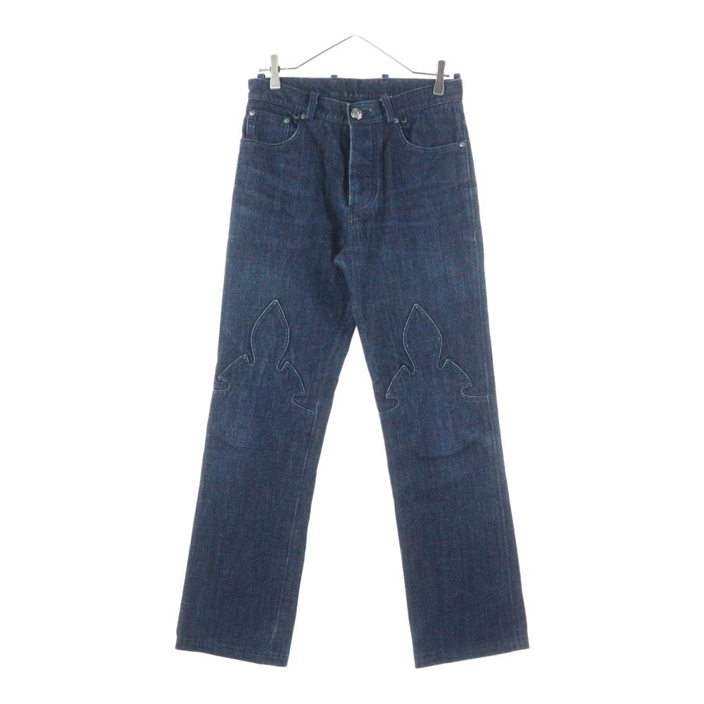 CHROME HEARTS(クロムハーツ) FLEURKNEE DNM PANTS フレアニー デニムパンツ インディゴ
