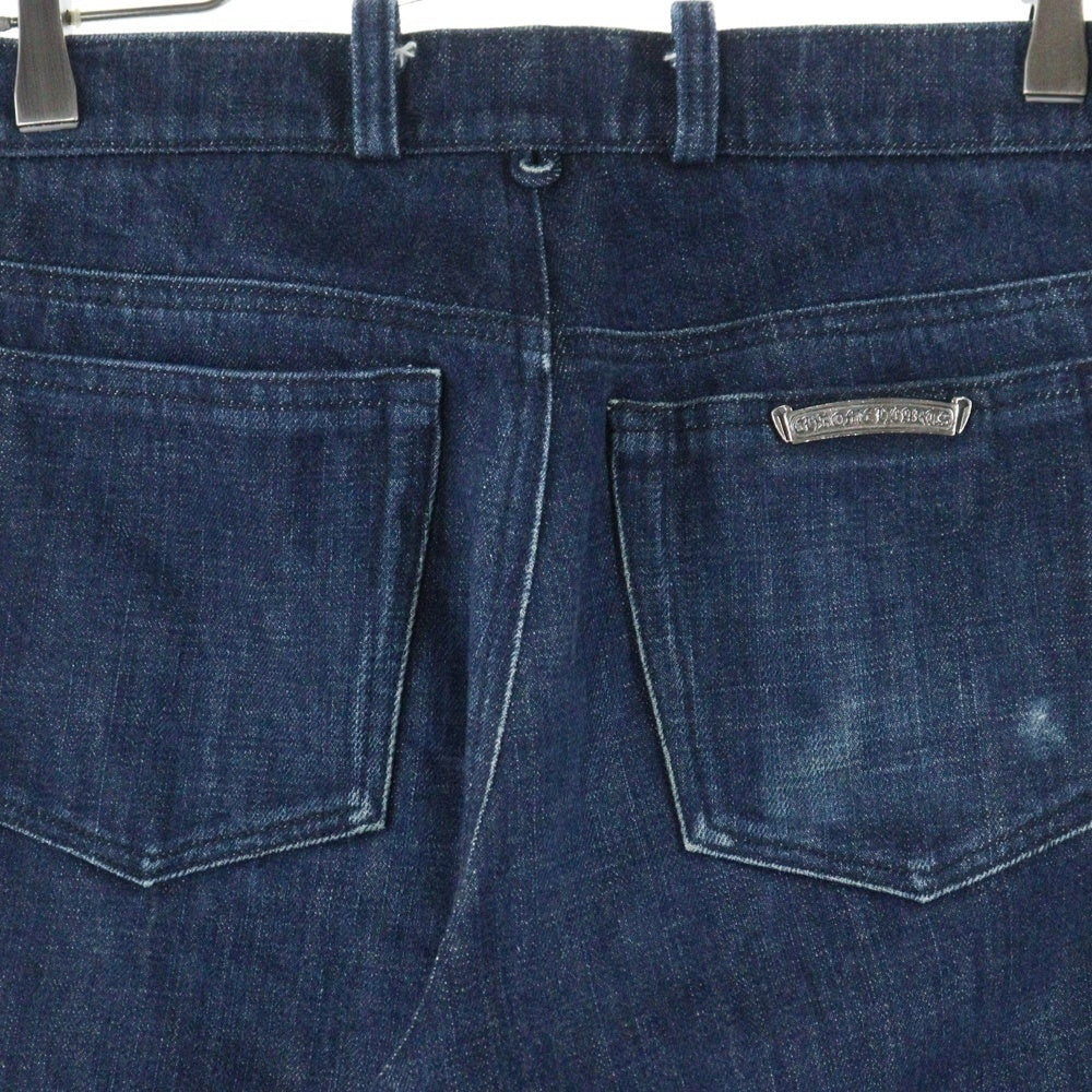 CHROME HEARTS(クロムハーツ) FLEURKNEE DNM PANTS フレアニー デニムパンツ インディゴ
