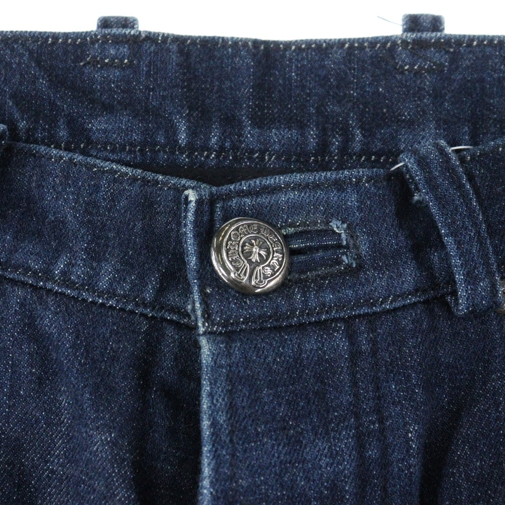 CHROME HEARTS(クロムハーツ) FLEURKNEE DNM PANTS フレアニー デニムパンツ インディゴ