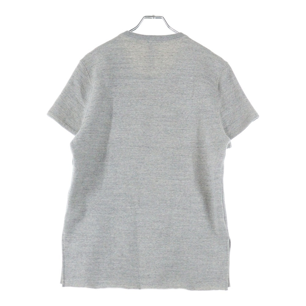 CHROME HEARTS(クロムハーツ) Y NOT ワイノット セメタリークロスパッチ スウェット半袖Tシャツ グレー