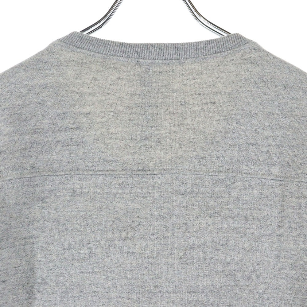 CHROME HEARTS(クロムハーツ) Y NOT ワイノット セメタリークロスパッチ スウェット半袖Tシャツ グレー