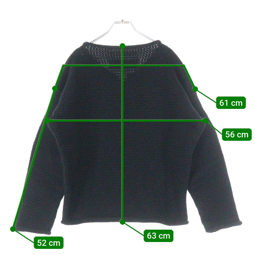 CHROME HEARTS(クロムハーツ) レザークロスパッチ ニット セーター