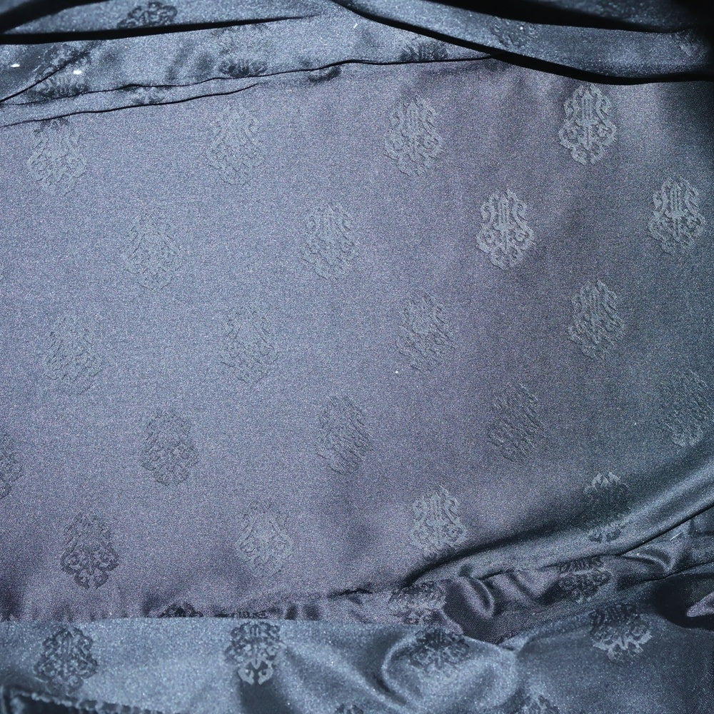 CHROME HEARTS(クロムハーツ) GILLES ジレス セメタリークロスパッチ付き レザーボストンバッグ ブラック