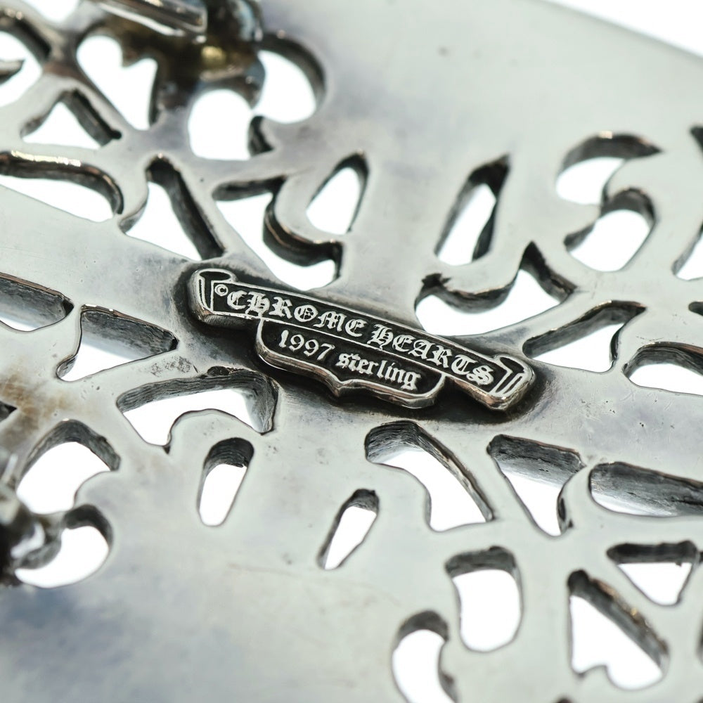 CHROME HEARTS(クロムハーツ) BUCKL OVAL LG CROSS ラージ クラシックオーバル クロス バックル シルバー