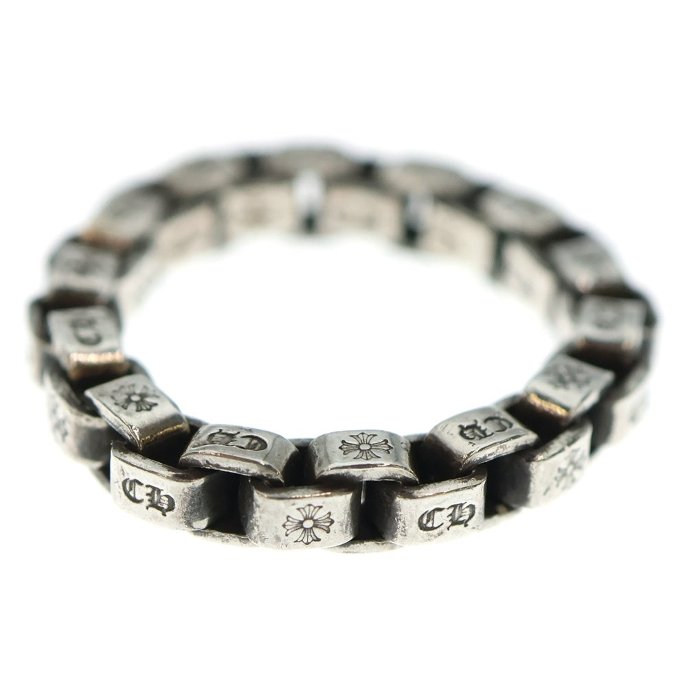 CHROME HEARTS(クロムハーツ) CH BOX CHAIN ボックスチェーン リング シルバー