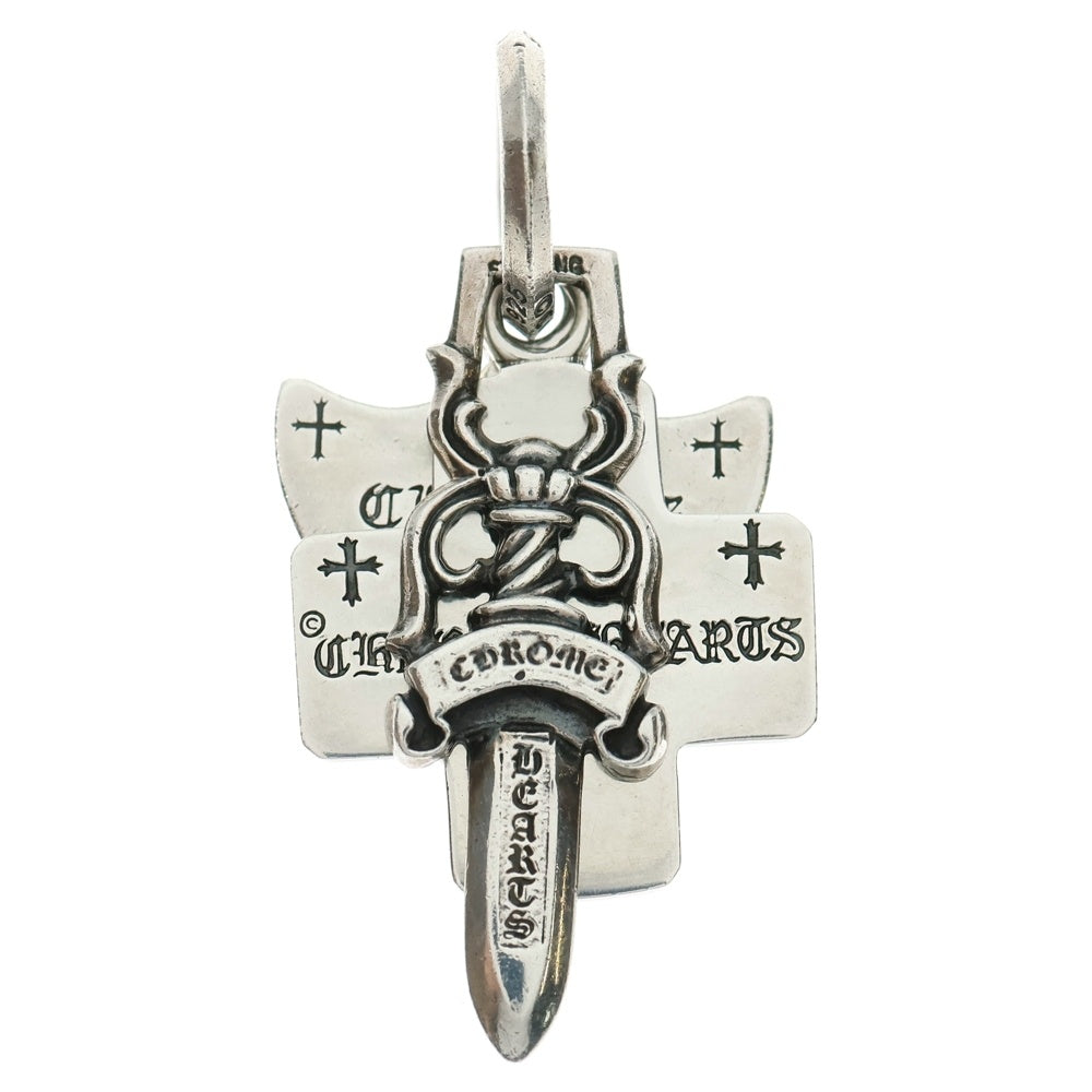 CHROME HEARTS(クロムハーツ) 3TRINKETS withOring 3 3トリンケッツ オーリング ネックレス ペンダント トップ シルバー