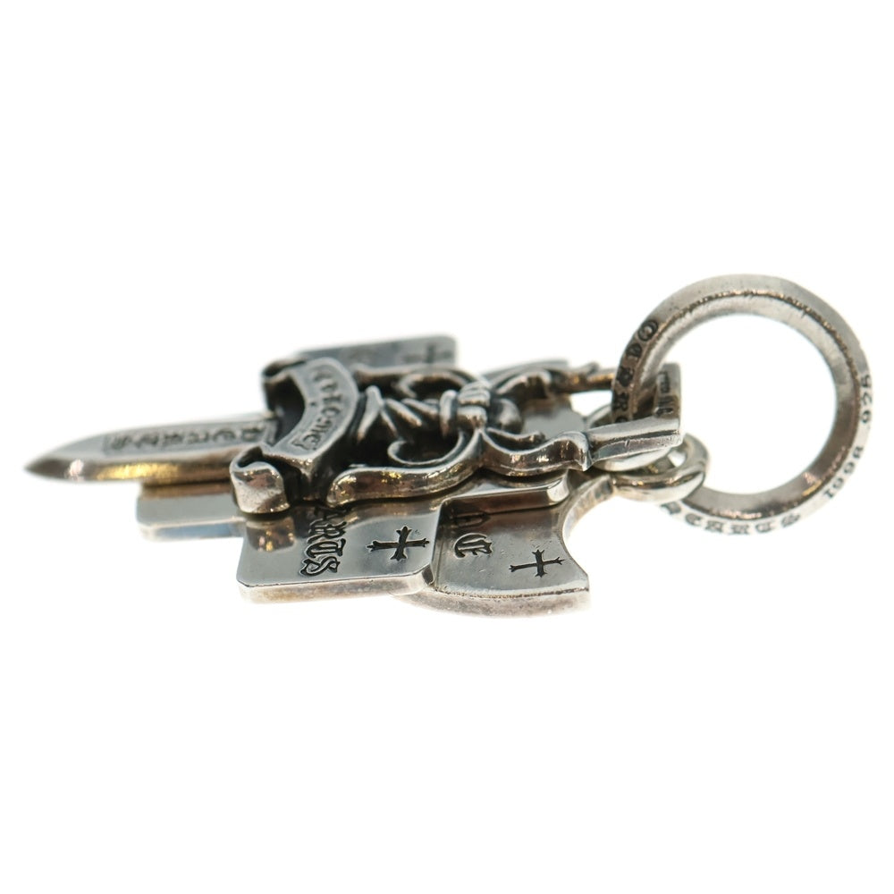 CHROME HEARTS(クロムハーツ) 3TRINKETS withOring 3 3トリンケッツ オーリング ネックレス ペンダント トップ シルバー