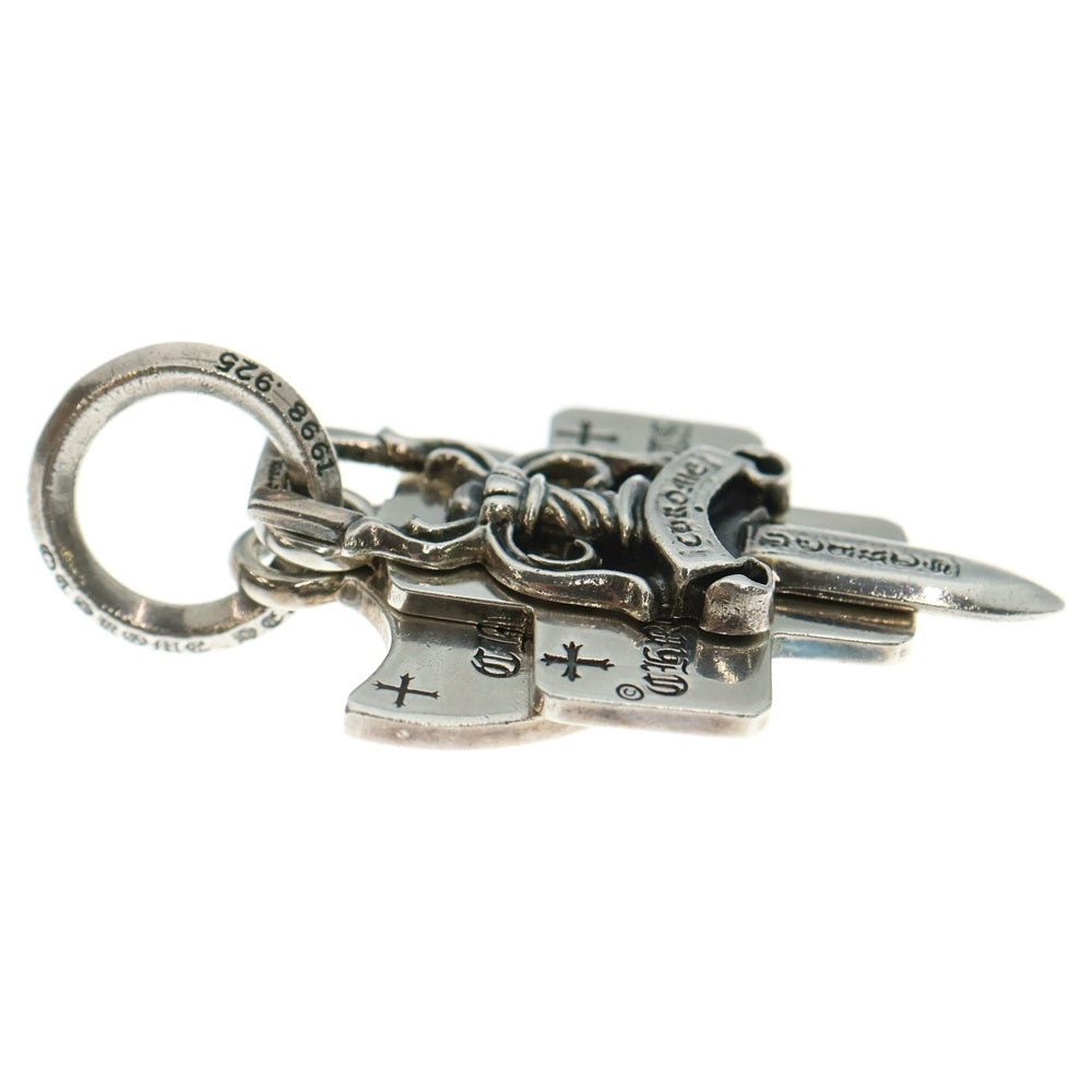 CHROME HEARTS(クロムハーツ) 3TRINKETS withOring 3 3トリンケッツ オーリング ネックレス ペンダント トップ シルバー