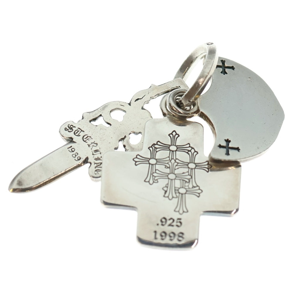 CHROME HEARTS(クロムハーツ) 3TRINKETS withOring 3 3トリンケッツ オーリング ネックレス ペンダント トップ シルバー