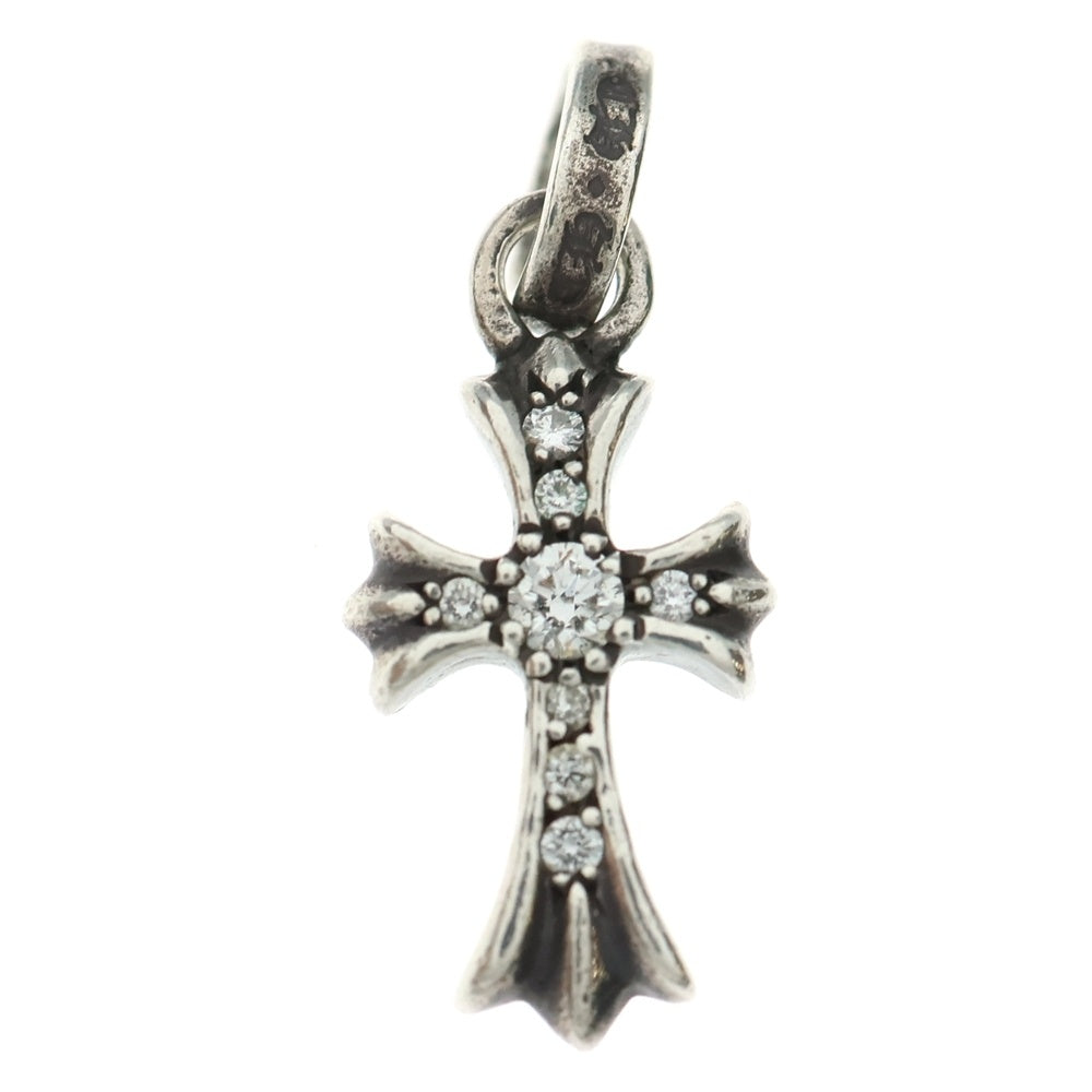 CHROME HEARTS(クロムハーツ) CRS BBYFAT P DMND ベイビーファットクロス PAVEダイヤ ペンダントトップ シルバーBCA234