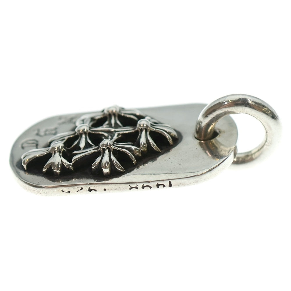 CHROME HEARTS(クロムハーツ) DOG TAG RAISED CEMETERY レイズドセメタリー ドッグタグ ペンダント ネックレストップ シルバー