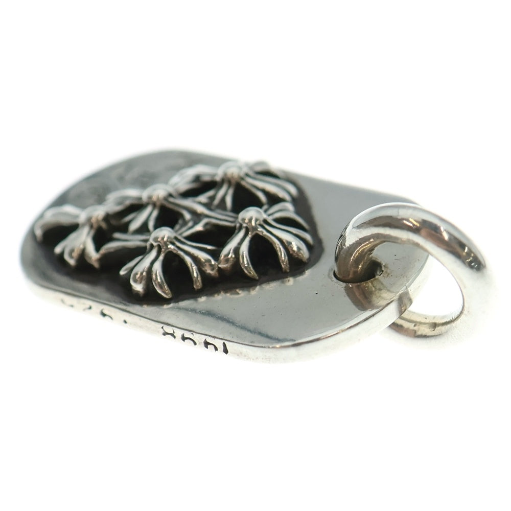CHROME HEARTS(クロムハーツ) DOG TAG RAISED CEMETERY レイズドセメタリー ドッグタグ ペンダント ネックレストップ シルバー