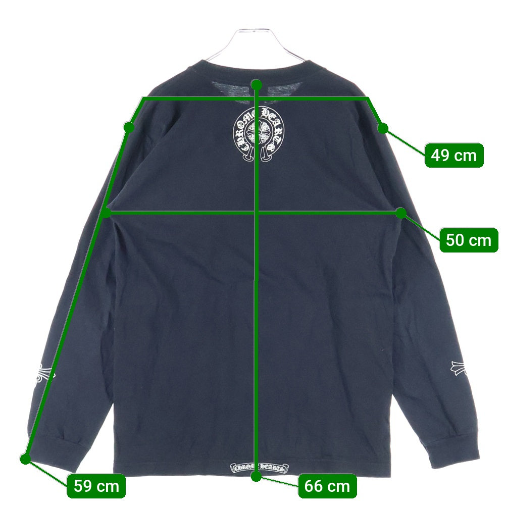 CHROME HEARTS(クロムハーツ) OLD Dagger logo L/S Tee オールドモデル