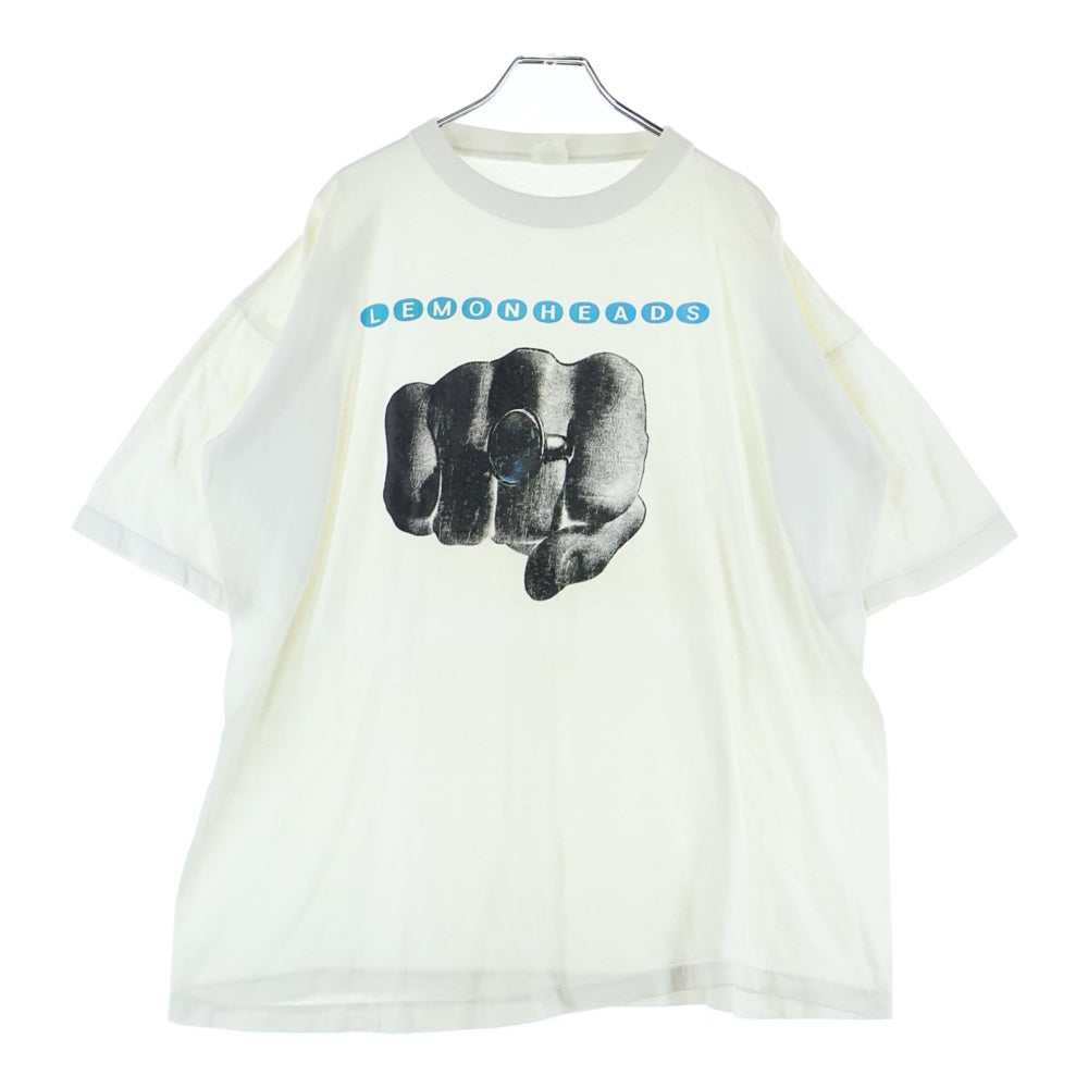 VINTAGE(ヴィンテージ) LEMON HEADS TEE レモンヘッズ フロントプリント Tシャツ 半袖カットソー ホワイト