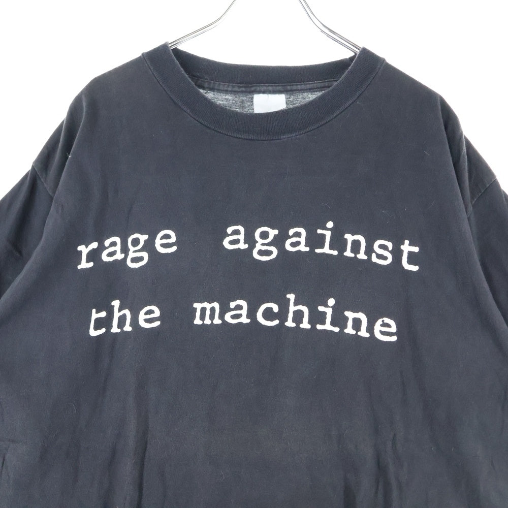 VINTAGE(ヴィンテージ) Rage Against The Machine レイジアゲインストマシーン Tシャツ 半袖カットソー ブラック