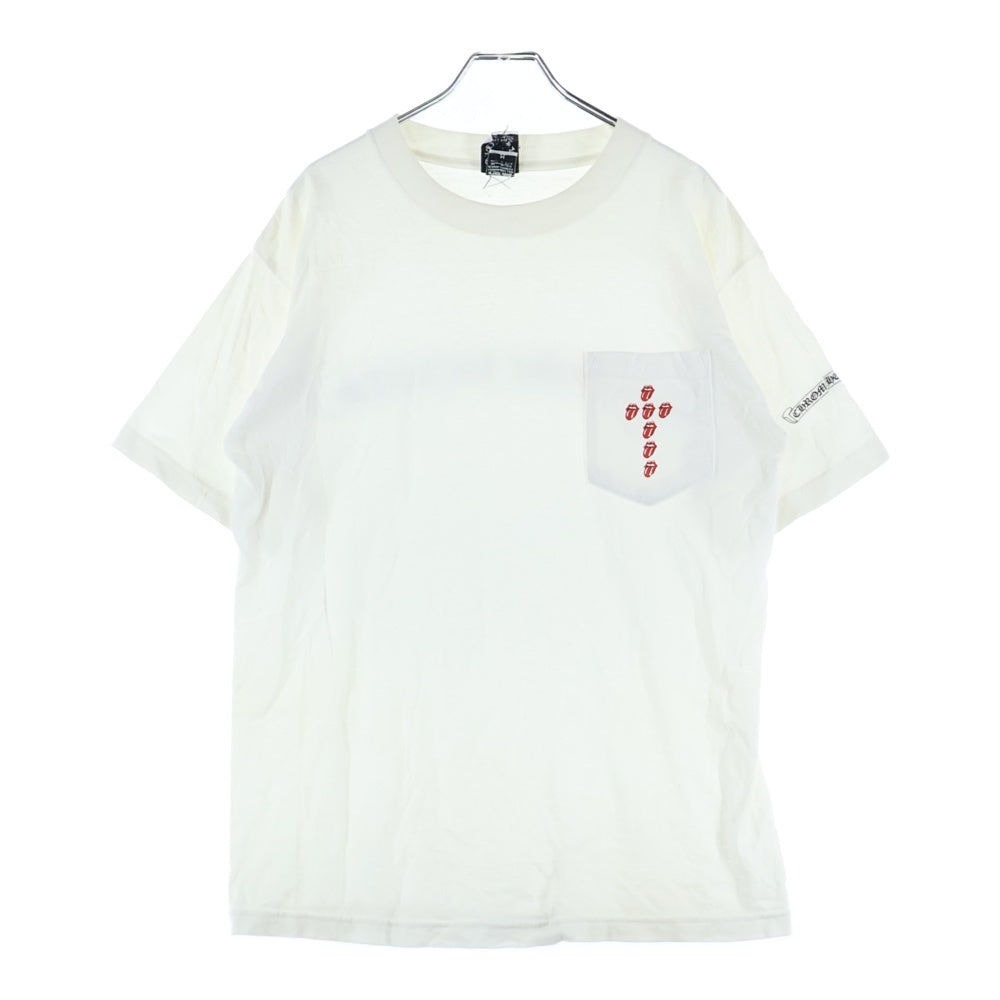 CHROME HEARTS(クロムハーツ) OLD CH T-SHIRT ROLLING STONES リップタン ローリングストーンズ 半袖Tシャツ ホワイト