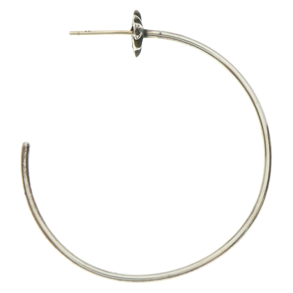 CHROME HEARTS(クロムハーツ) HOOP CH PLS CHプラス フープ ピアス シルバー BCA099