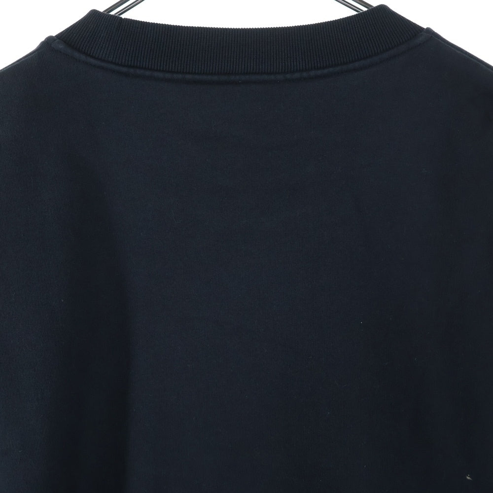 drew house(ドリューハウス) フロントロゴ スウェット クルーネックトレーナー ブラック