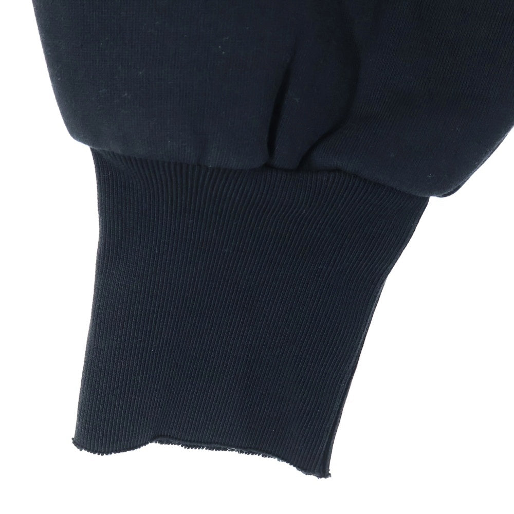 drew house(ドリューハウス) フロントロゴ スウェット クルーネックトレーナー ブラック