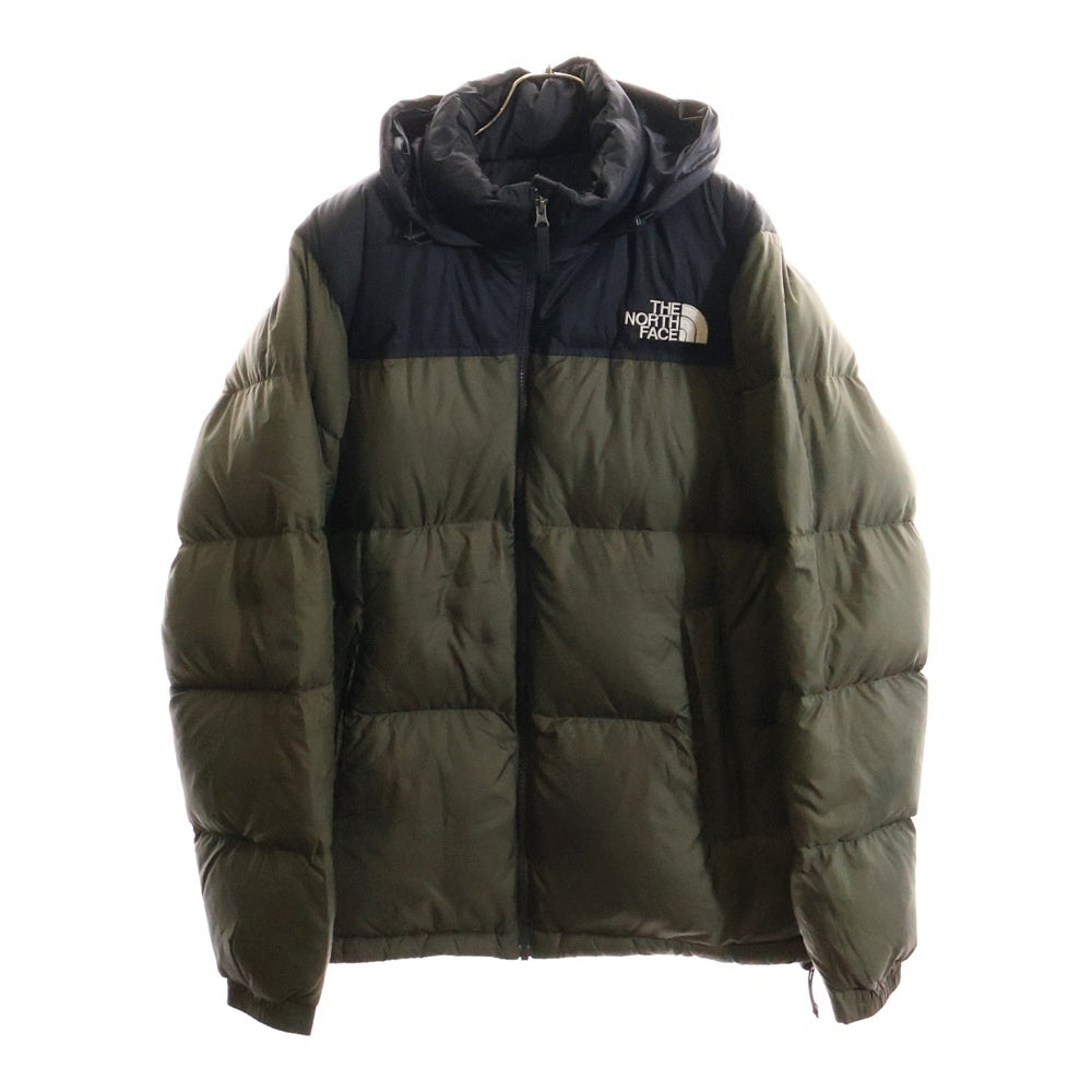 THE NORTH FACE(ザノースフェイス) ヌプシ ジップアップ フーデッド ダウンジャケット ND91841 カーキ