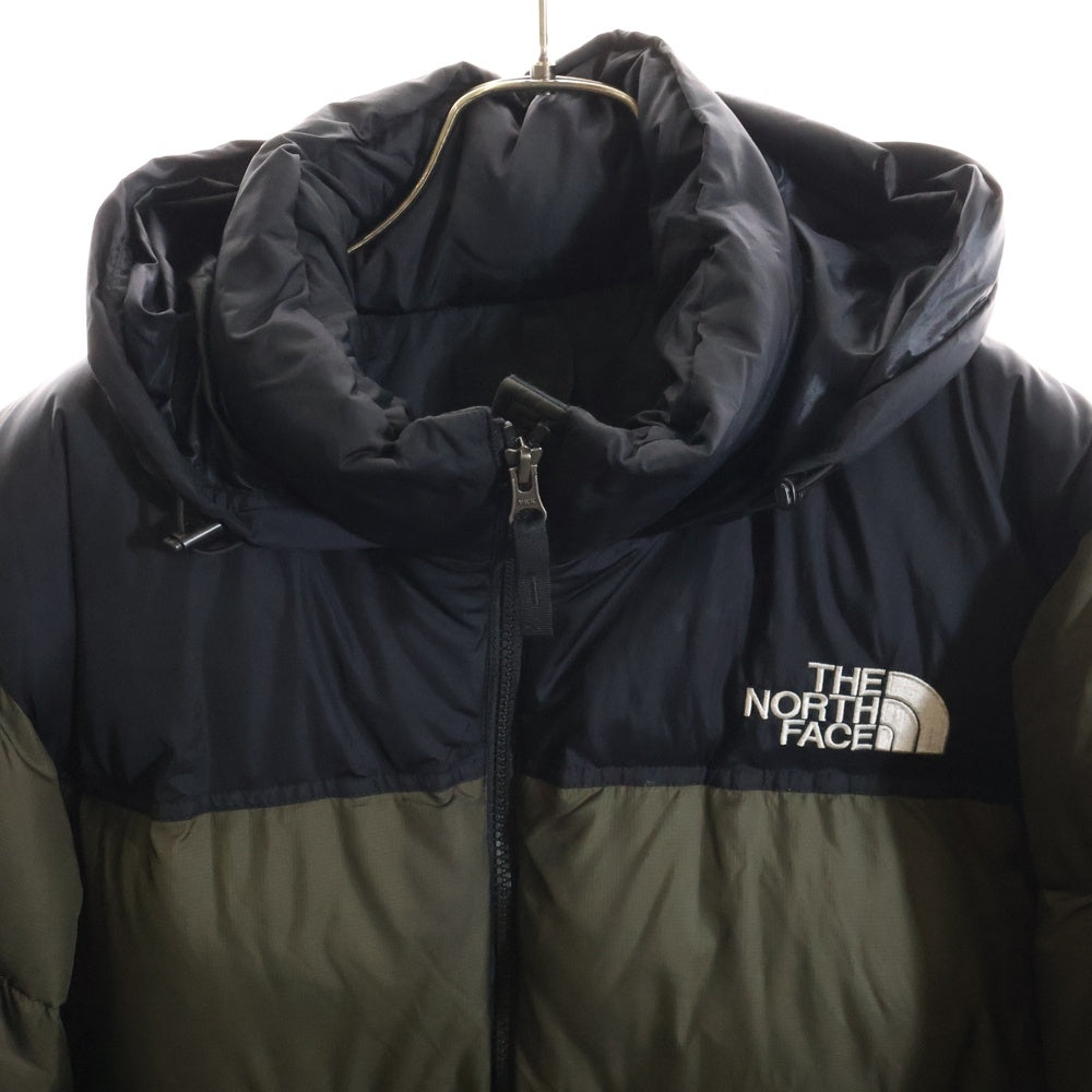 THE NORTH FACE(ザノースフェイス) ヌプシ ジップアップ フーデッド ダウンジャケット ND91841 カーキ
