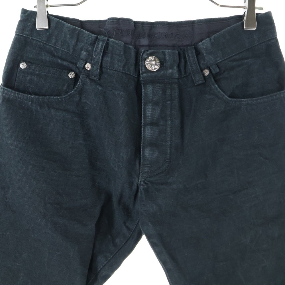 CHROME HEARTS(クロムハーツ) DENIM STRAIGHT PANTS 5POCKET 5ポケット デニムストレートパンツ ブラック