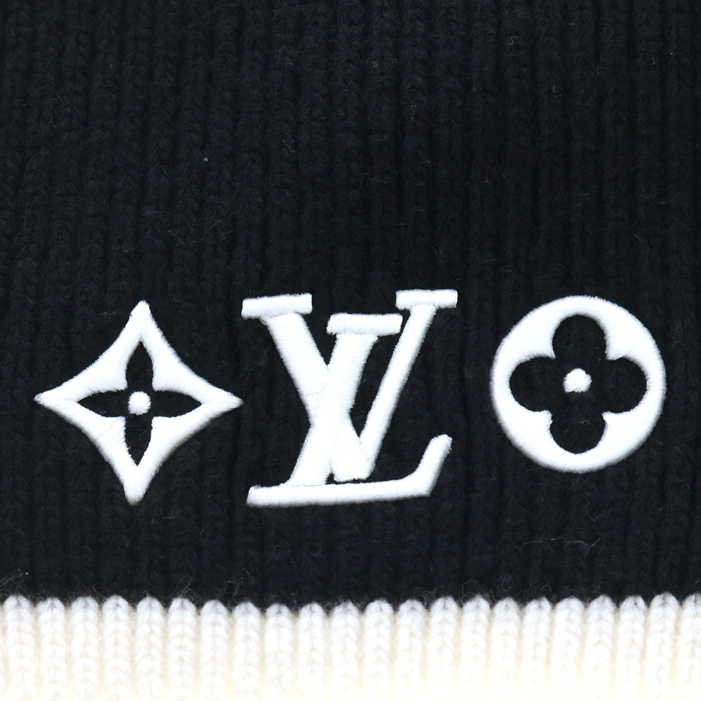 LOUIS VUITTON ウールマフラー ブラック更にお値引き致しました LOUIS VUITTON ウールマフラー ブラック更にお値引き致しました