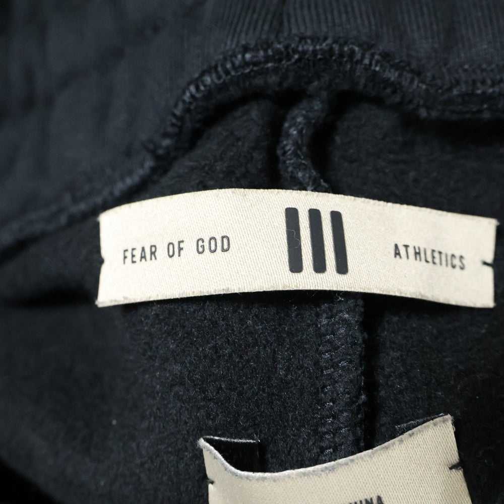 adidas(アディダス) ×FEAR OF GOD HEAVY FLEECE SWEATPANTS スウェットパンツ サイドライン 裏起毛 IX1949 ブラック