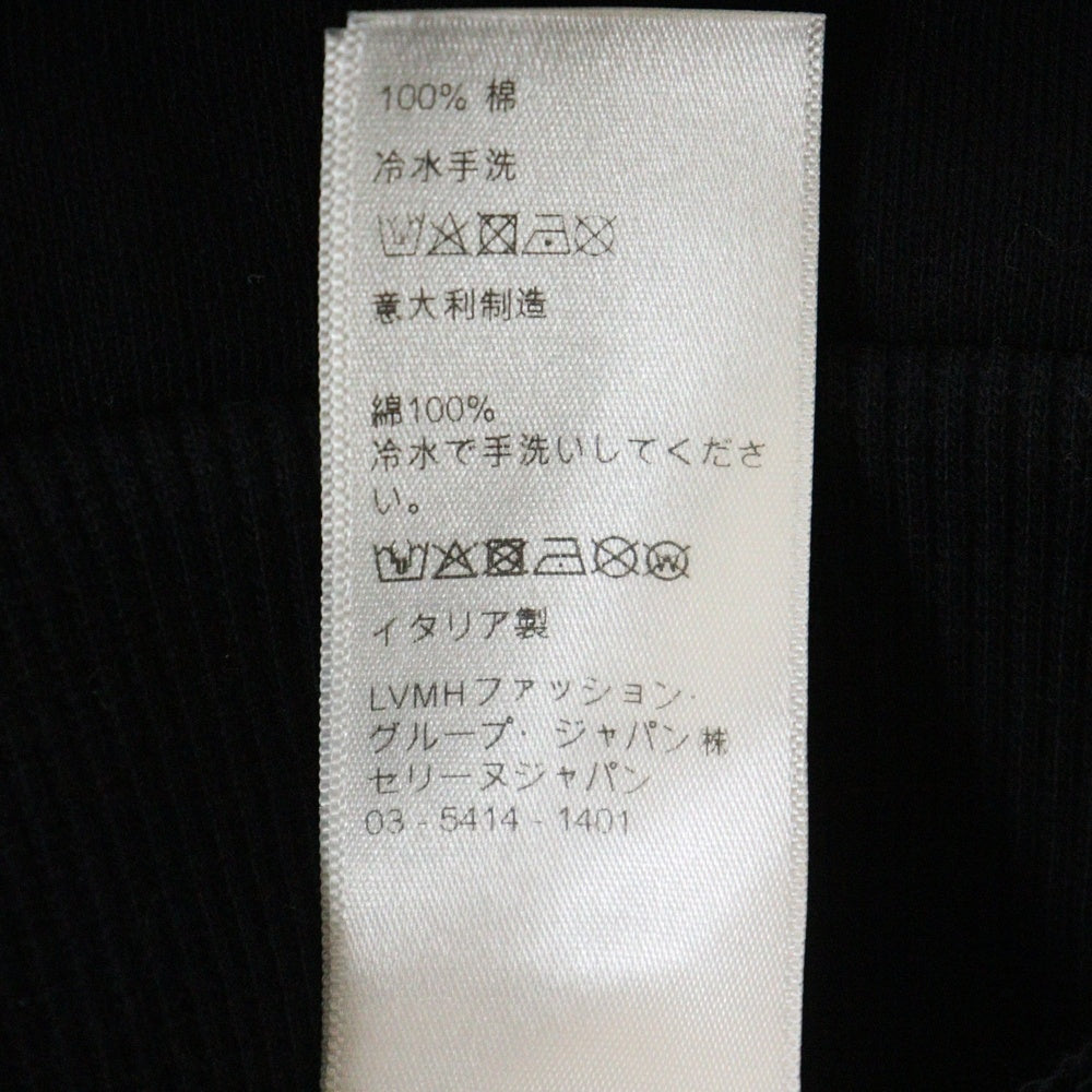 CELINE(セリーヌ) 21SS ロゴプリント プルオーバーパーカー ブラック 2Y321052H