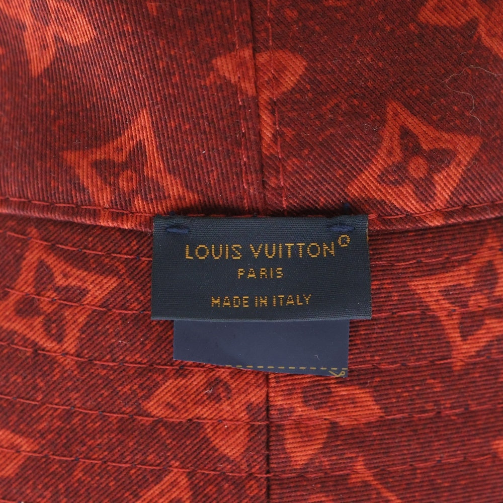 LOUIS VUITTON(ルイヴィトン) シャポー モノグラム レコード ウール リバーシブル バケットハット ネイビー M7011M