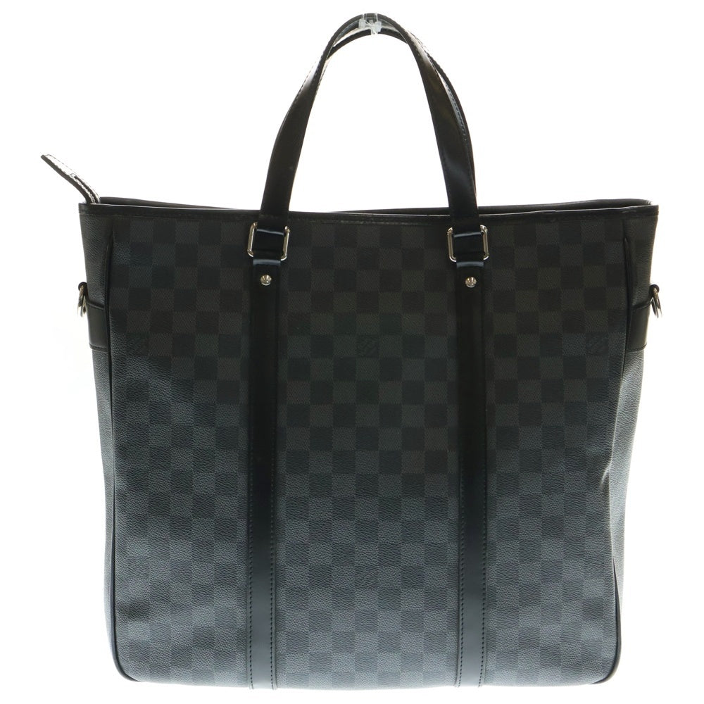 LOUIS VUITTON(ルイヴィトン) タダオPM NM ダミエ グラフィット トートバック ビジネスバッグ ブラック N41467