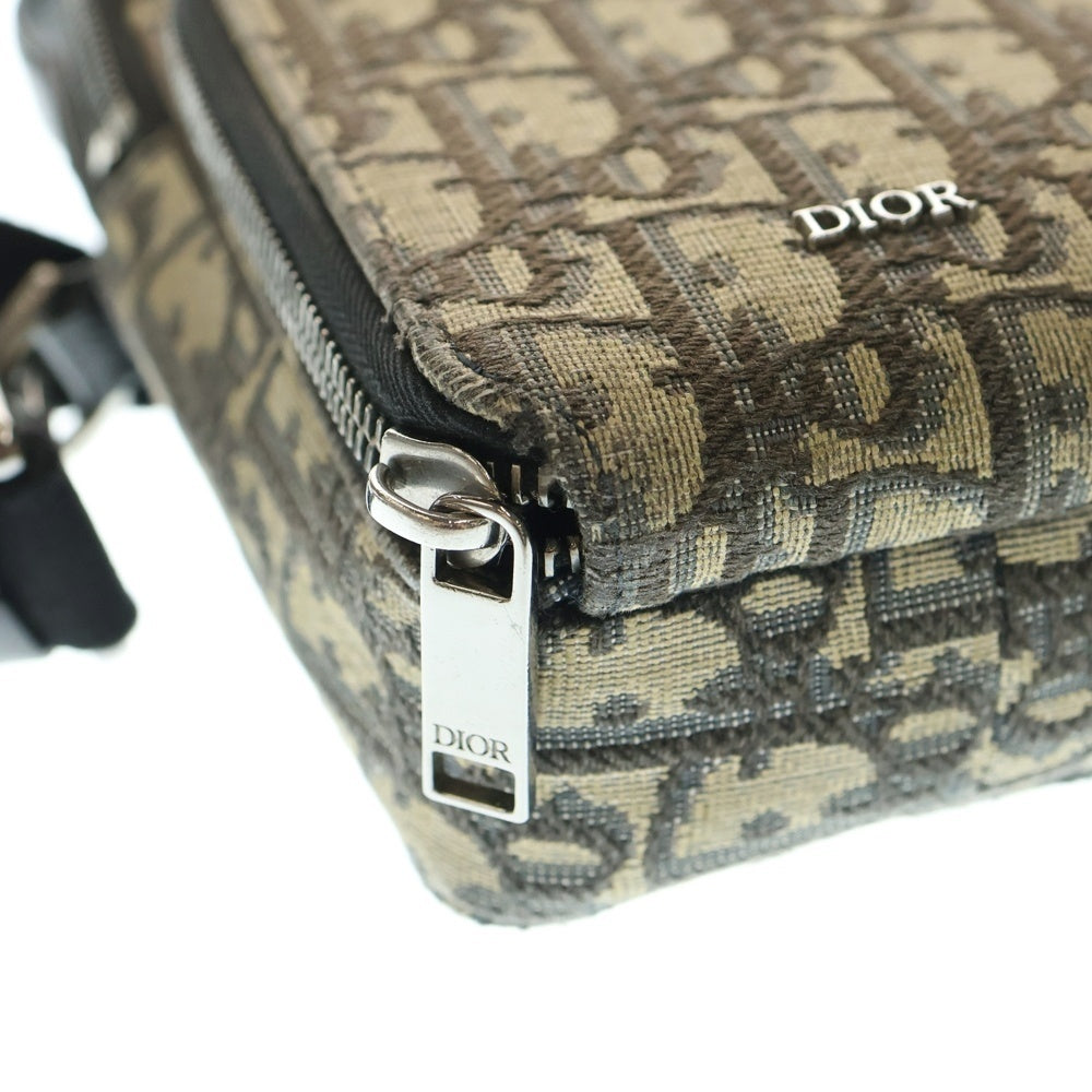 DIOR(ディオール) RIDER MICRO PORCH ライダー マイクロポーチ オブリーク 総柄 ショルダーバッグ マルチカラー 11-BO-0292