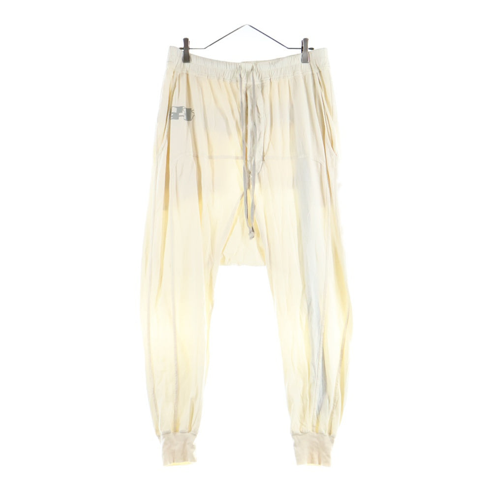 DRKSHDW(ダークシャドウ) PRISONNER DRAWSTRING JOGGER ドローストリングパンツ ジョガーパンツ サルエルパンツ ホワイト DU01B7395-RNEP3