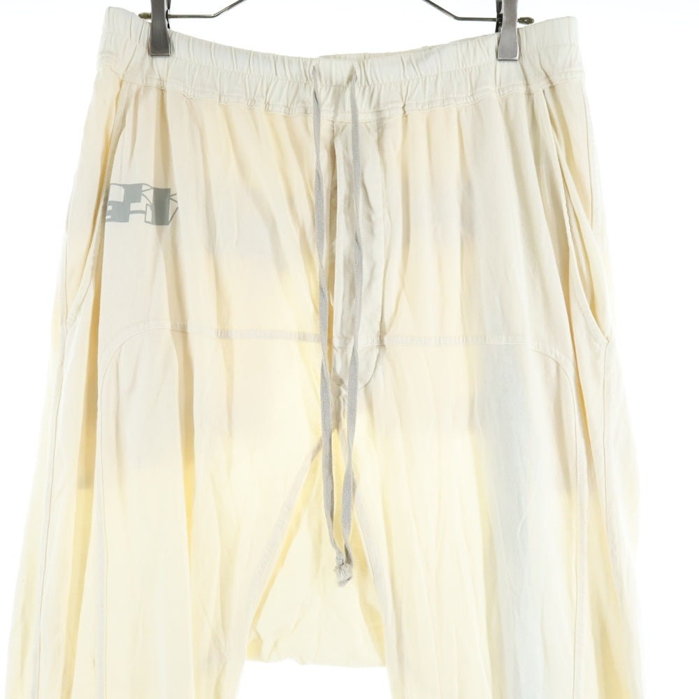 DRKSHDW(ダークシャドウ) PRISONNER DRAWSTRING JOGGER ドローストリングパンツ ジョガーパンツ サルエルパンツ ホワイト DU01B7395-RNEP3