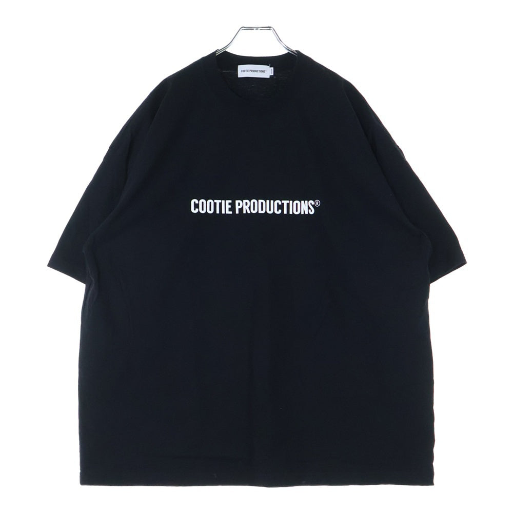 COOTIE PRODUCTIONS(クーティー プロダクションズ) DRY TECH JERSEY OVERSIZED S/S TEE 半袖 クルーネック Tシャツ ブラック