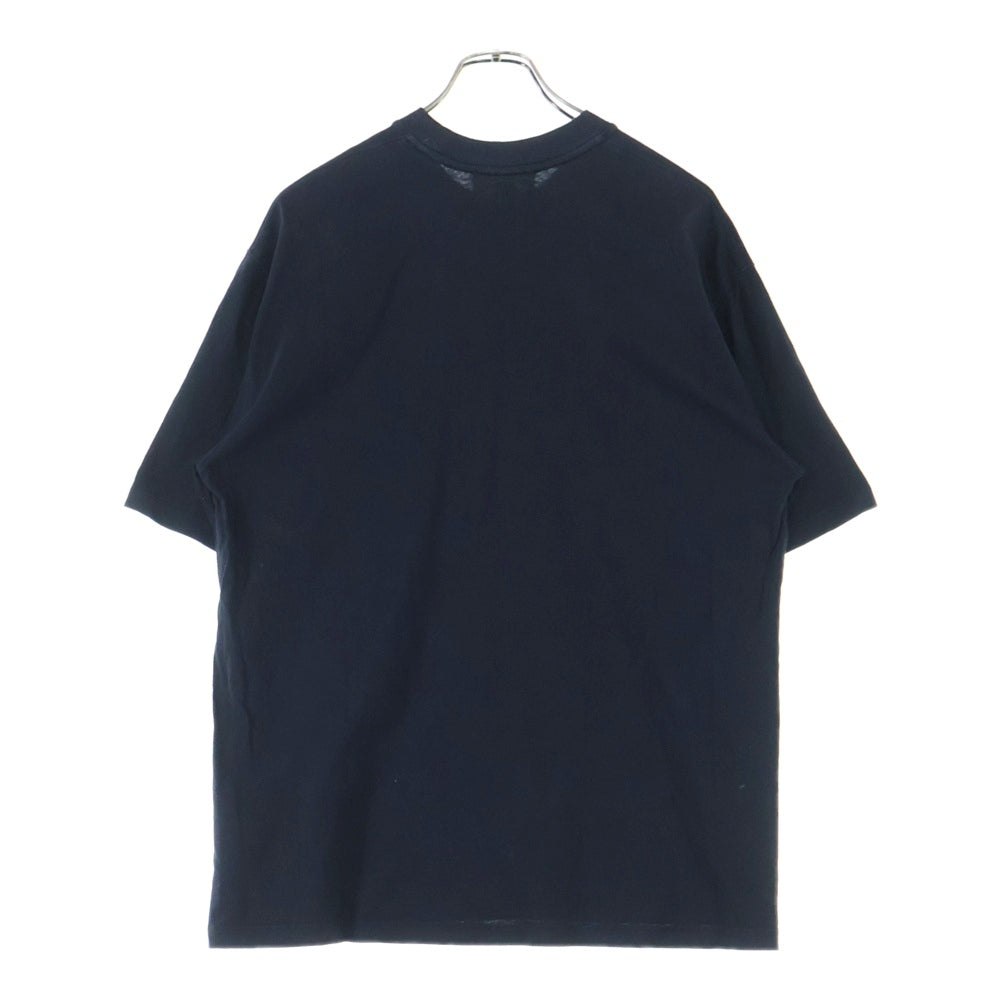 AMI Alexandre Mattiussi(アミアレクサンドルマテュッシ) フロントロゴ刺繍クルーネック半袖Tシャツ E22UTS003.725 ブラック