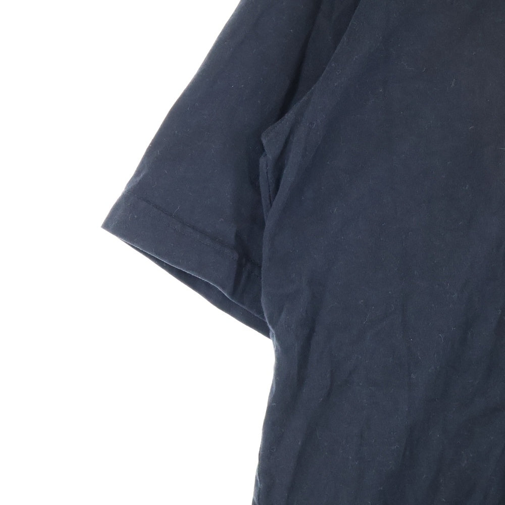 VETEMENTS(ヴェトモン) LOGO PATCH T-SHIRT ロゴ パッチ プリント Tシャツ 半袖 クルーネック オーバーサイズ UE51TR540B ブラック