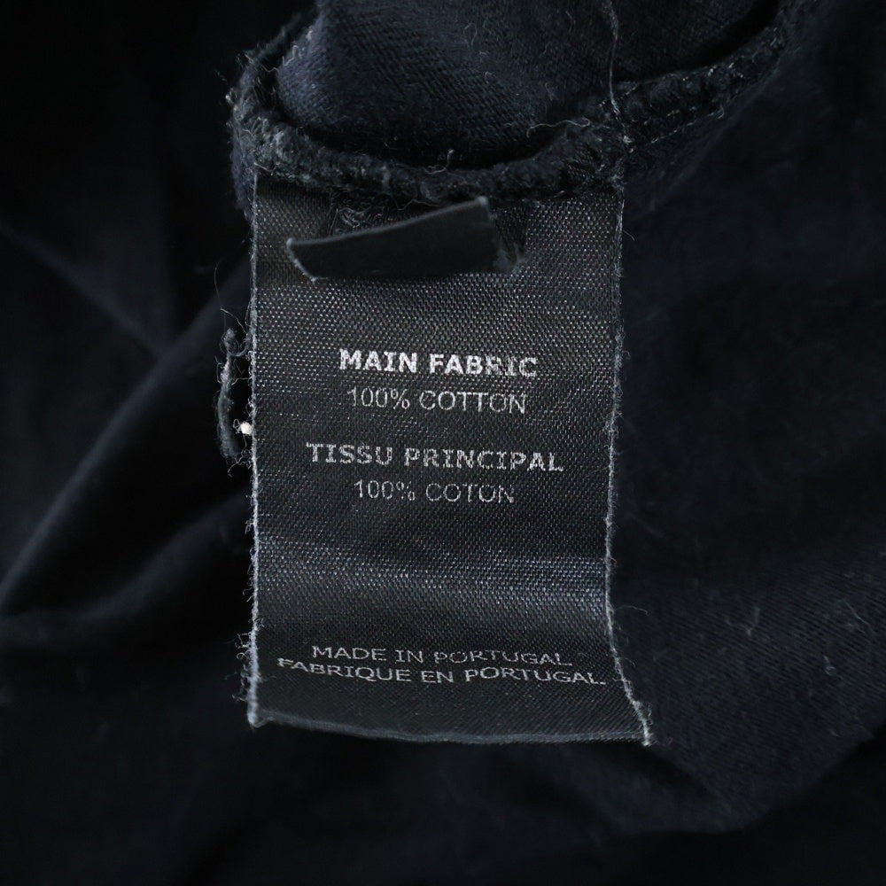 VETEMENTS(ヴェトモン) LOGO PATCH T-SHIRT ロゴ パッチ プリント Tシャツ 半袖 クルーネック オーバーサイズ UE51TR540B ブラック