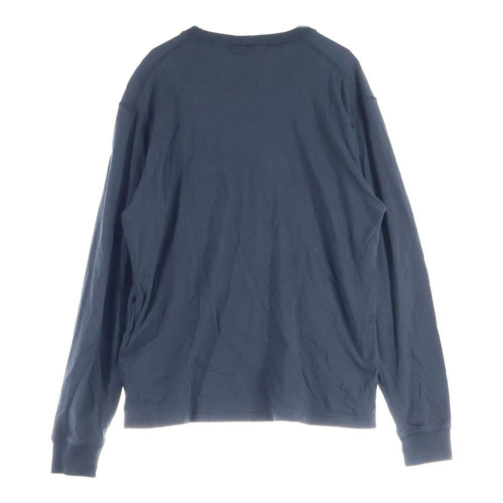 STONE ISLAND(ストーンアイランド) ORGANIC COTTON LONG SLEEVE TEE オーガニックコットン 長袖 Tシャツ ブラック 811521857