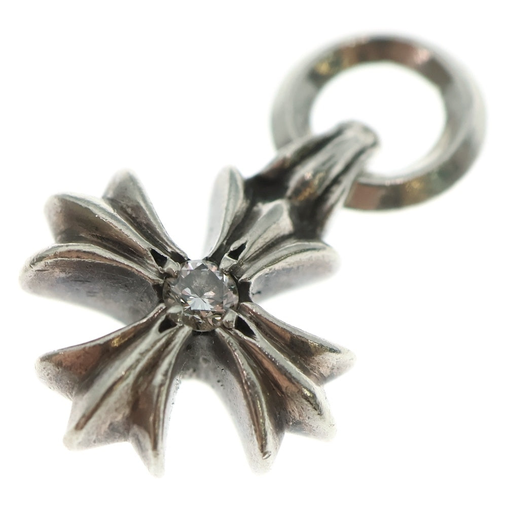 CHROME HEARTS(クロムハーツ) CH PLUS DIA CHプラス 1ポイントアフターダイヤ チャーム ネックレストップ シルバー