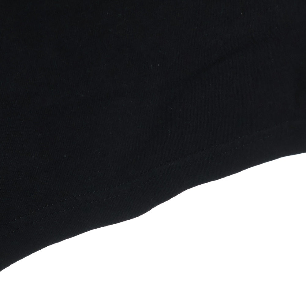 PORKCHOP(ポークチョップ) ×MASSES FLYING WEEL 両面プリント クルーネック 半袖Tシャツ ブラック