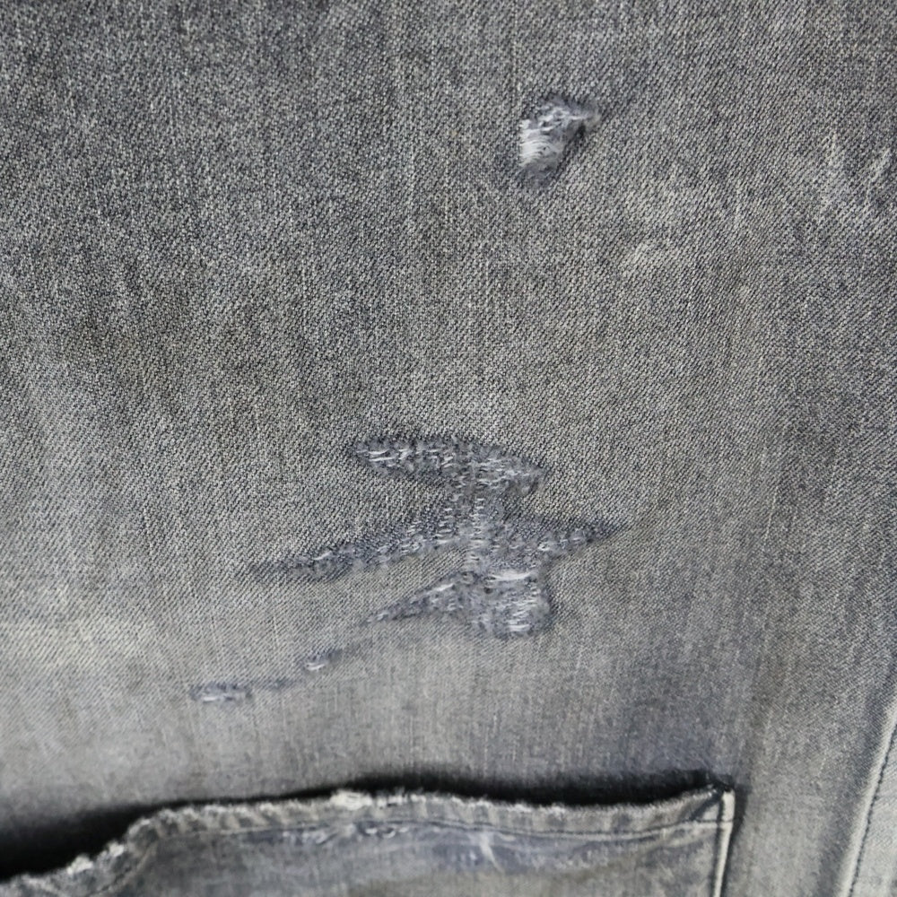 ANCELLM(アンセルム) 25SS DENIM COVERALL デニム カバーオール グレー ANC-JK44-A