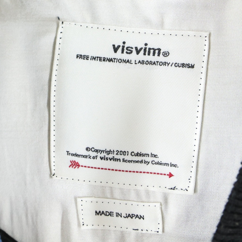 VISVIM(ヴィスヴィム) 23SS DOUGLAS STADIUM JACKET スタジアム ボンバージャケット ブラック 0123105013018