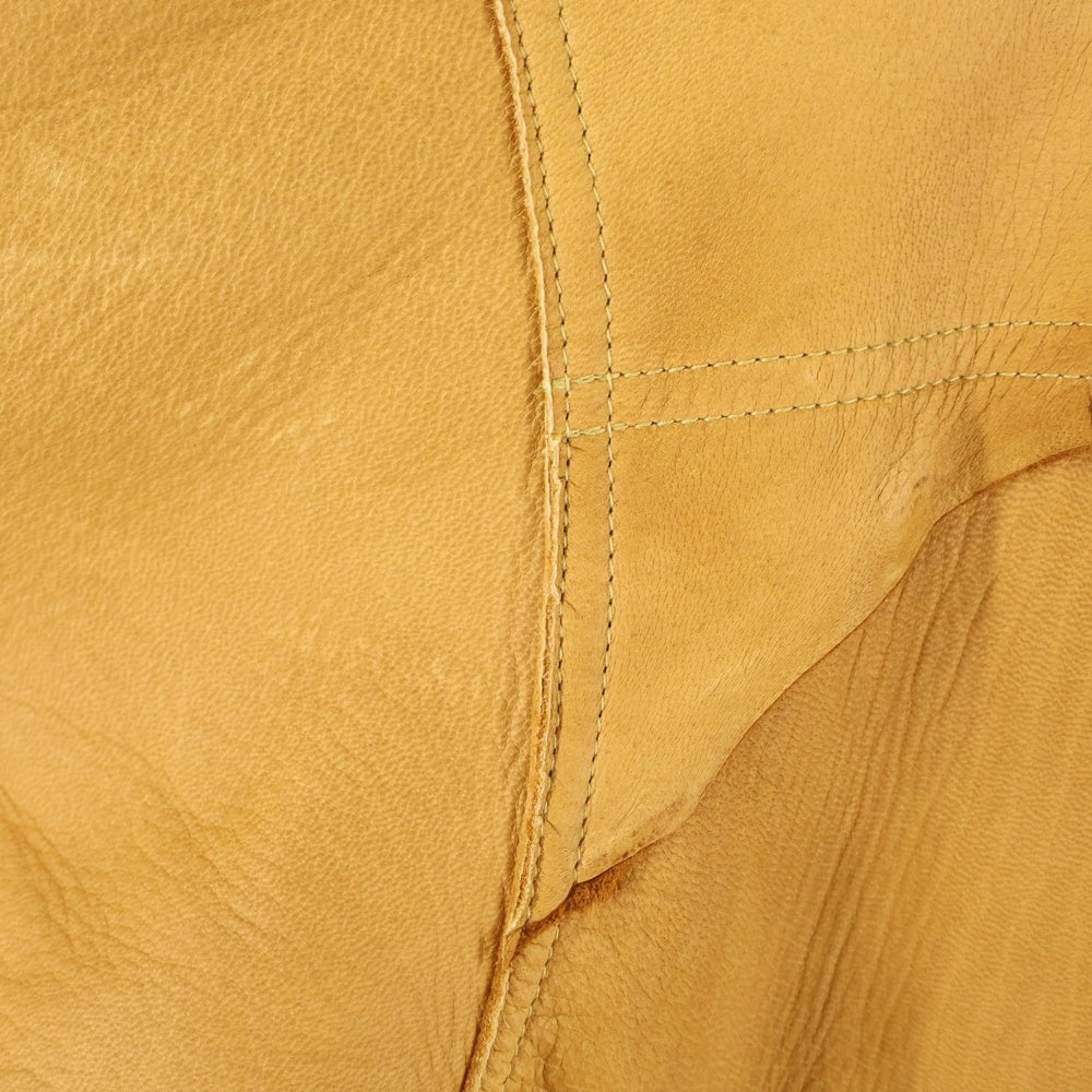 GOOD KARMA DEVELOPMENT(グッドカルマ ディベロップメント) DAVE ディアスキン レザー シャツジャケット キャメル