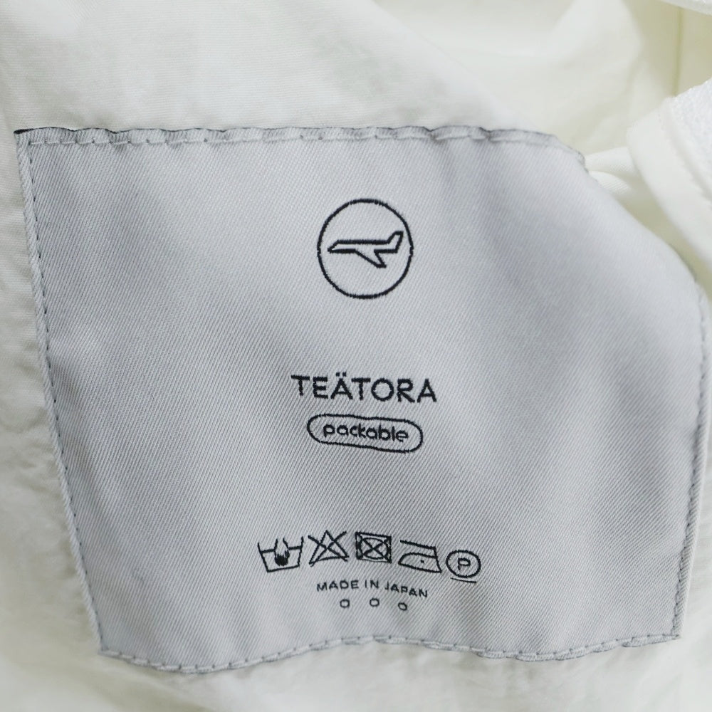 TEATORA(テアトラ) SOUVENIR HUNTER ナイロン フード付き ジャケット ホワイト TT-104SL-P