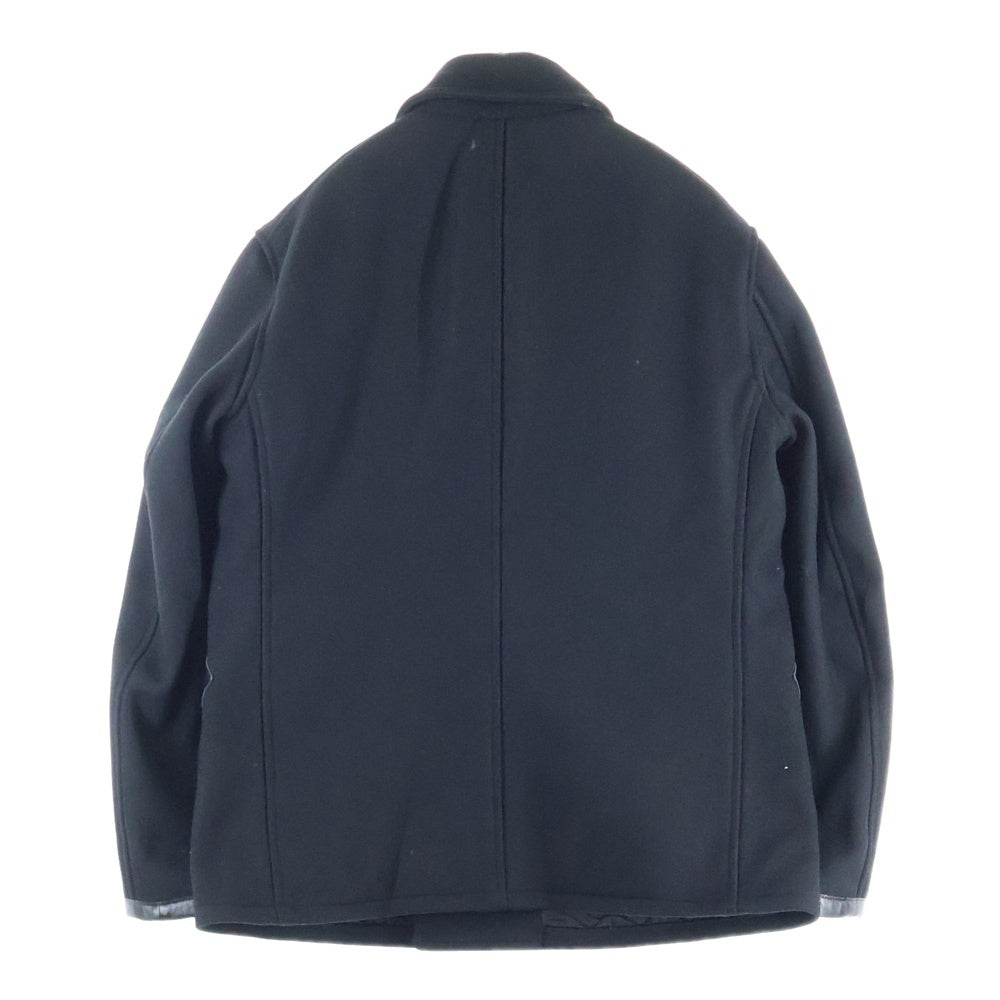 MASSES(マシス) 24AW P COAT ウール P コート ブラック – WASTE_NOT by