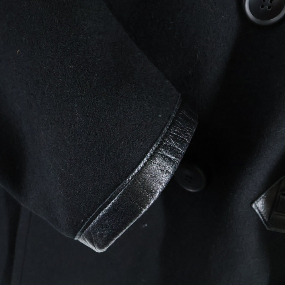 MASSES(マシス) 24AW P COAT ウール P コート ブラック