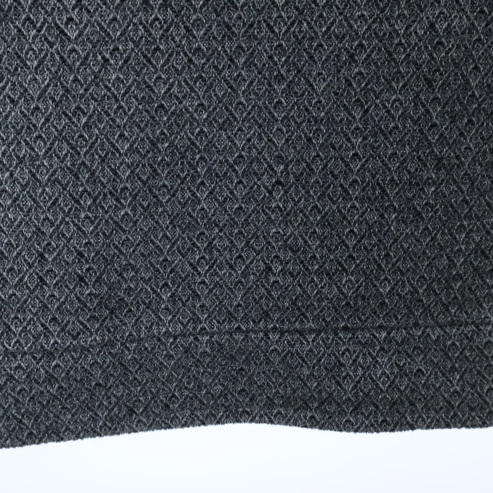 NO BRAND(ノーブランド) WILLOW PANTS ウール混 コットン スラックスパンツ グレー